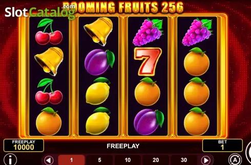 Скрин2. Booming Fruits 256 слот