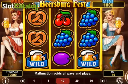 Скрин2. Beersburg Fest Hold & Win слот