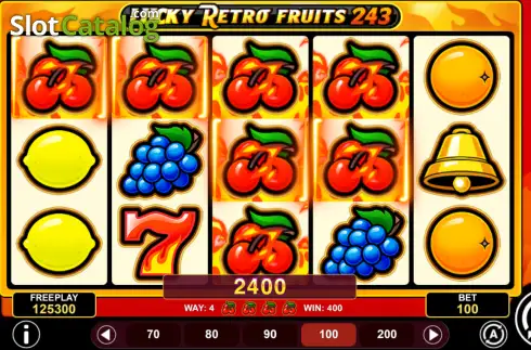 Скрин3. Lucky Retro Fruits 243 слот