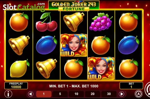 Скрин2. Golden Joker 243 Fortune слот