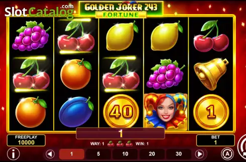 Скрин3. Golden Joker 243 Fortune слот