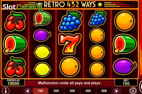 Скрин2. Retro 432 Ways слот