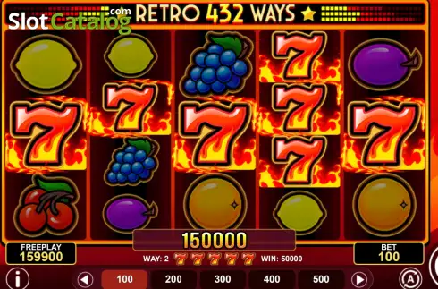 Скрин3. Retro 432 Ways слот