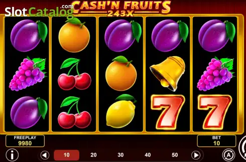 Скрин2. Cash'n Fruits 243 X слот