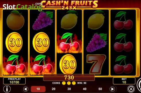 Скрин3. Cash'n Fruits 243 X слот