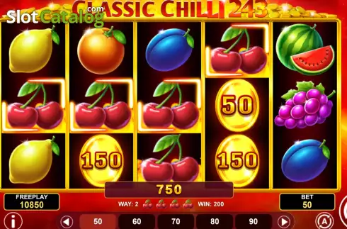 Скрин3. Classic Chilli 243 слот