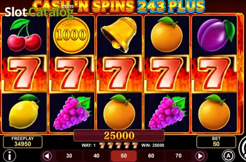 Скрин3. Cash'n Spins 243 Plus слот