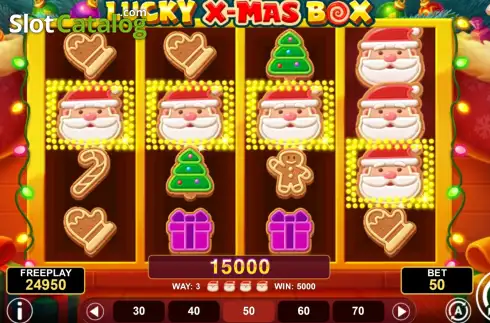 Скрин3. Lucky Xmas Box слот