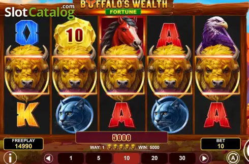 Скрин3. Buffalo's Wealth Fortune слот