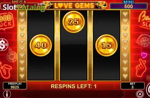 Скрин3. Gems of Love Hold & Win слот