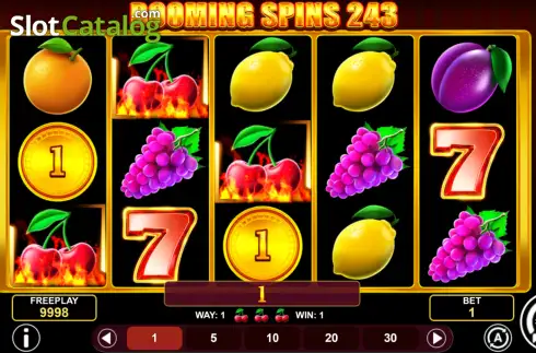 Скрин3. Booming Spins 243 слот
