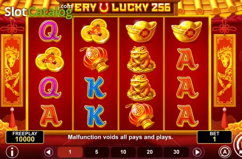 Скрин2. Very Lucky 256 слот