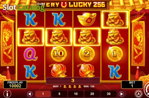 Скрин3. Very Lucky 256 слот