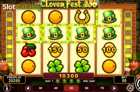 Скрин3. Clover Fest 256 слот