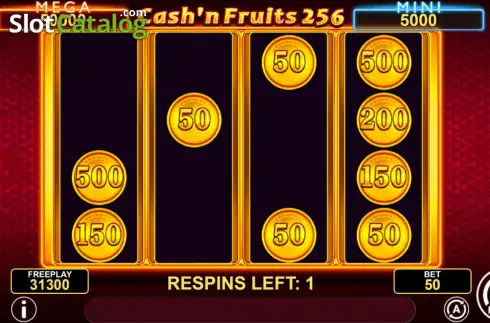 Скрин3. Cash'n Fruits 256 Hold & Win слот