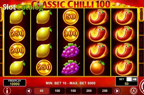 Скрин2. Classic Chilli 100 слот