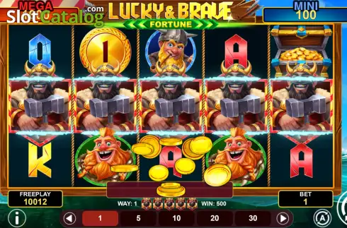 Скрин3. Lucky & Brave Fortune слот