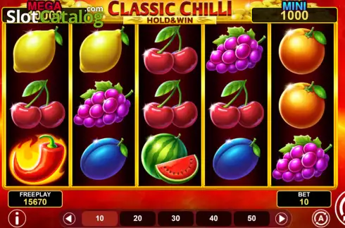 Скрин2. Classic Chilli Hold & Win слот