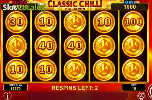 Скрин3. Classic Chilli Hold & Win слот