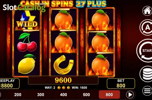 Скрин3. Cash'n Spins 27 Plus слот