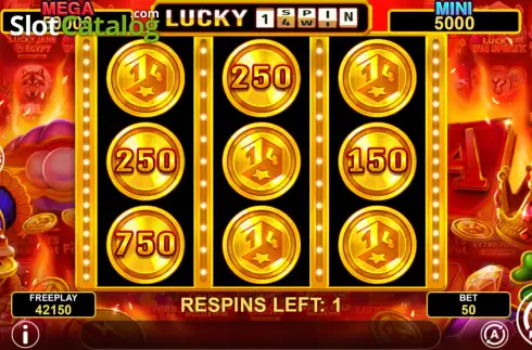 Скрин3. Lucky 1spin4win Hold & Win слот