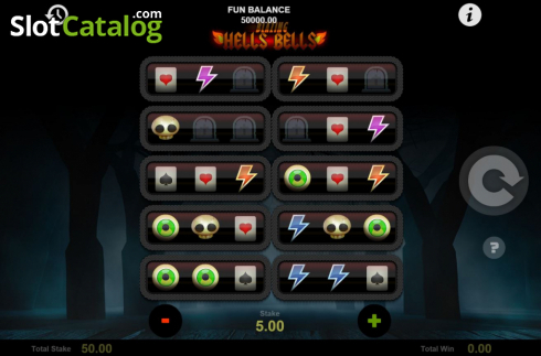 Скрин2. Blazing Hells Bells слот