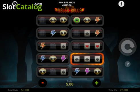 Скрин3. Blazing Hells Bells слот
