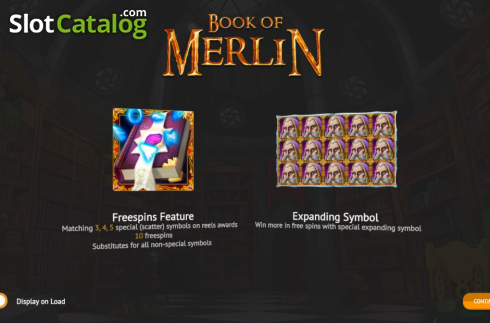 Скрин2. Book Of Merlin слот