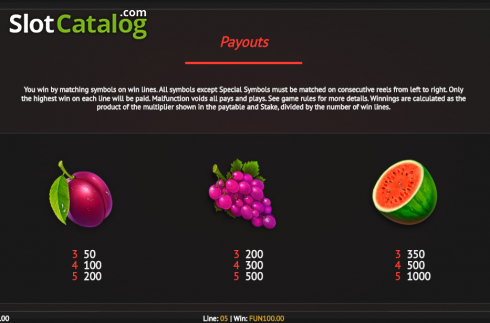 Скрин6. Reel Fruits! слот