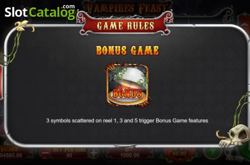 Скрин7. Vampires Feast (TPG) слот