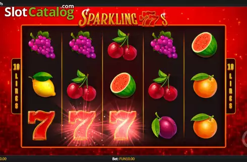 Скрин7. Sparkling 777s слот