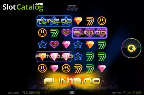 Скрин3. Disco 777 (1X2gaming) слот