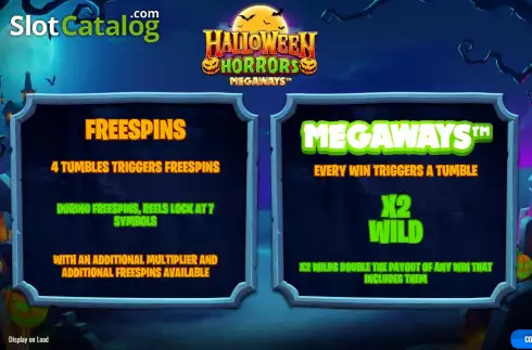 Скрин2. Halloween Horrors Megaways слот