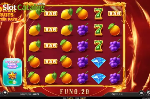 Скрин3. Hot Joker Fruits Scatter Pays слот