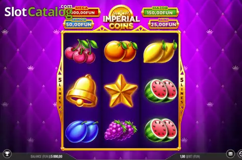 Скрин2. Imperial Coins (1X2gaming) слот