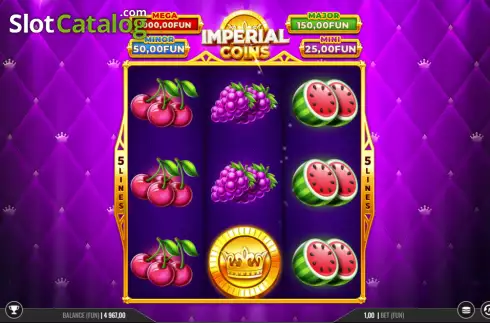 Скрин3. Imperial Coins (1X2gaming) слот