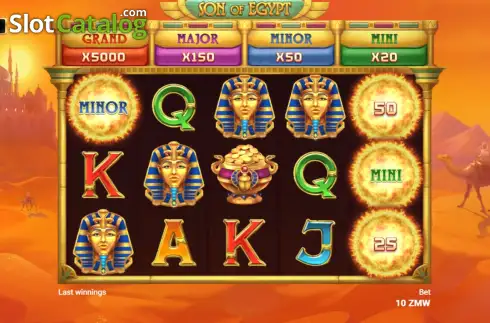 Скрин3. Son of Egypt слот