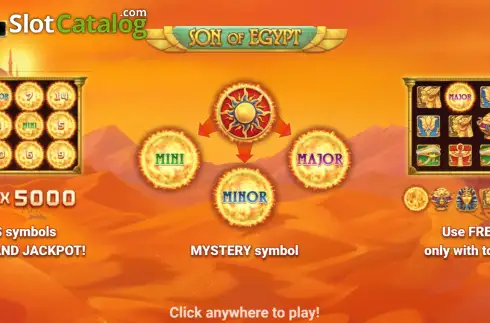 Скрин2. Son of Egypt слот