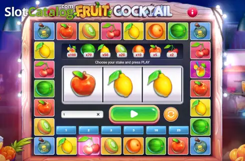 Скрин2. Fruit Cocktail (1xGames) слот