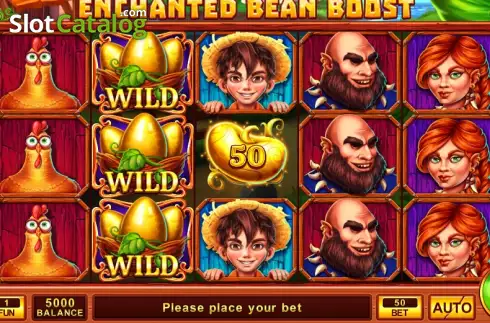 Скрин2. Enchanted Bean Boost слот