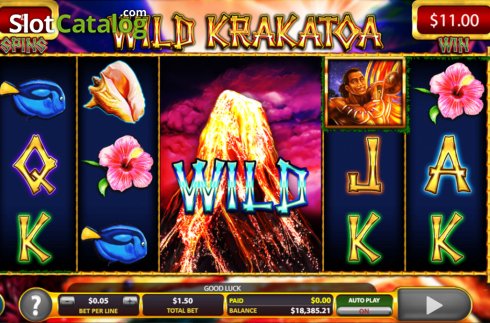 Скрин4. Wild Krakatoa слот