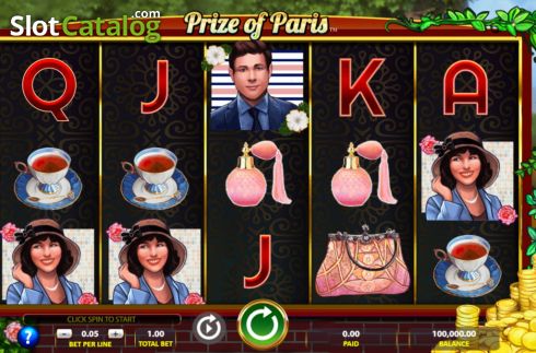 Скрин3. Prize of Paris слот