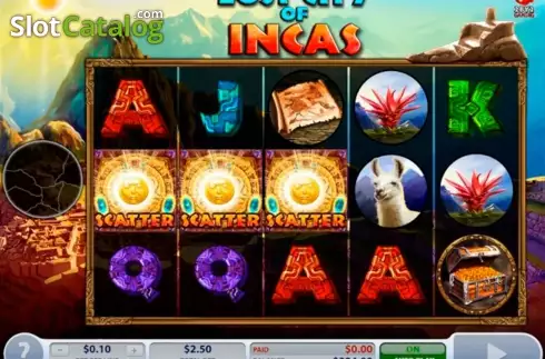 Скрин2. Lost City of Incas слот