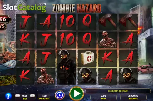 Скрин2. Zombie Hazard слот