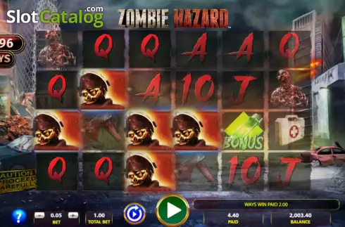 Скрин3. Zombie Hazard слот