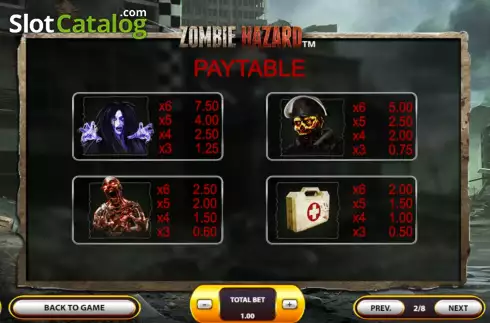 Скрин6. Zombie Hazard слот