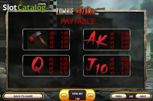 Скрин7. Zombie Hazard слот