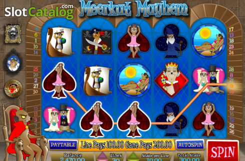 Скрин8. Meerkat Mayhem (Games Global) слот