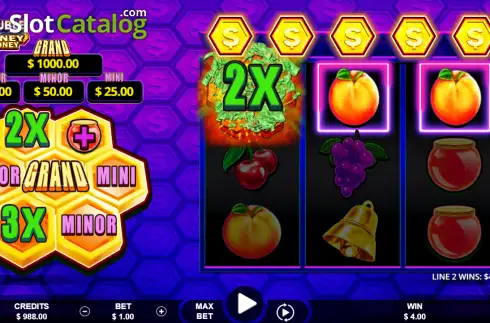 Скрин3. Double Honey Money слот