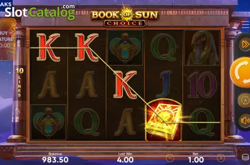 Скрин6. Book of Sun Choice слот
